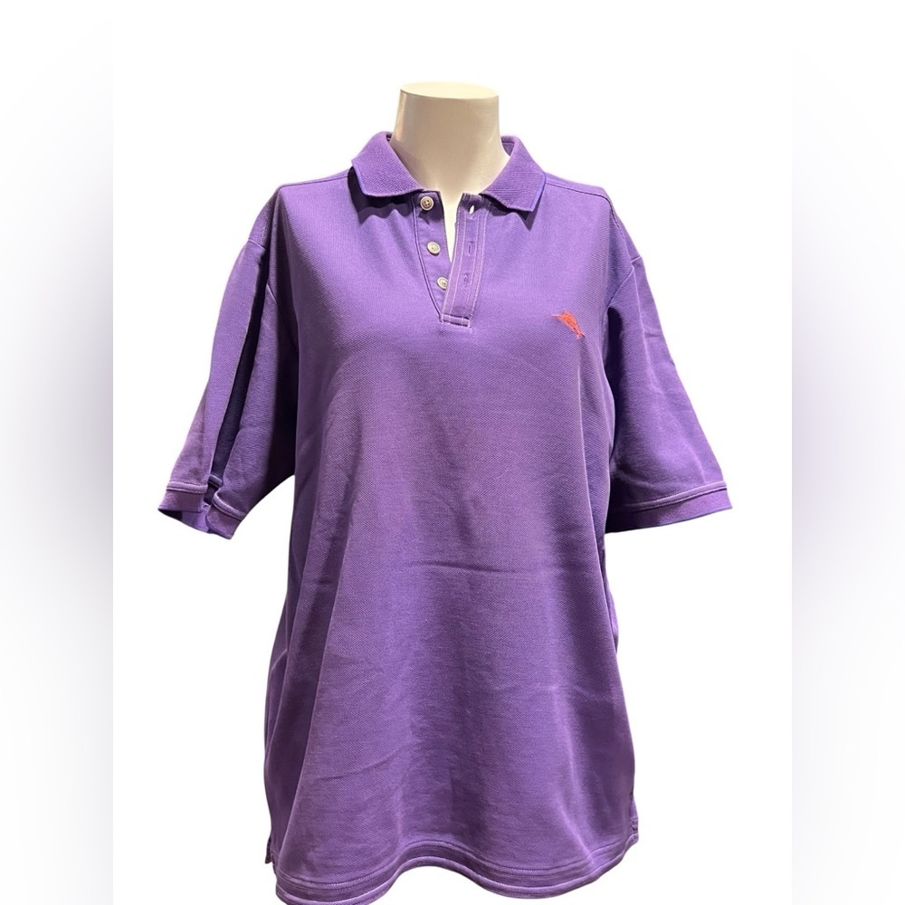 Tommy Bahama Purple Short Sleeve Shirt - Picture 2 of 6